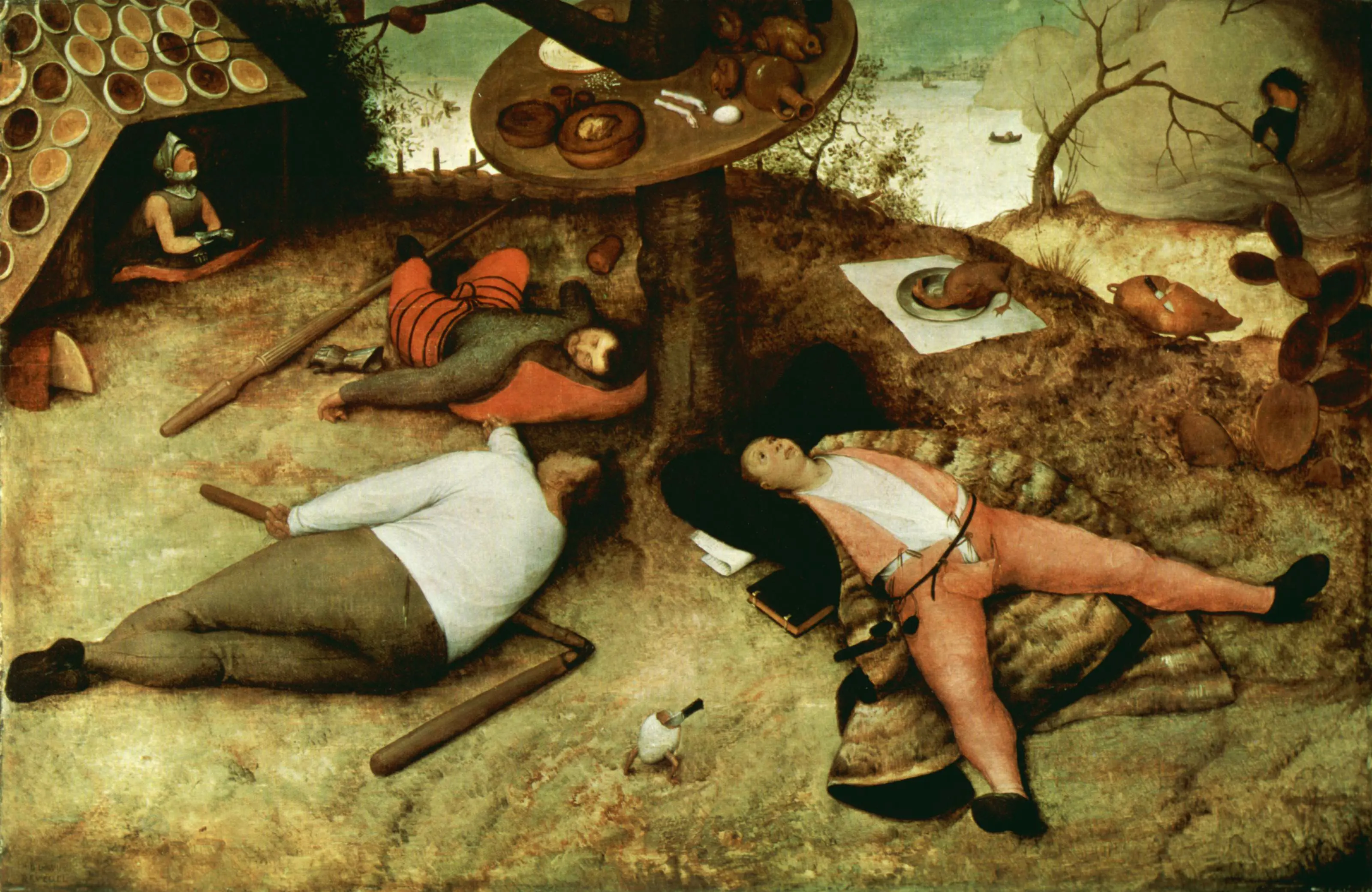 Pieter Bruegel, Das Schlaraffenland, 1525-1569