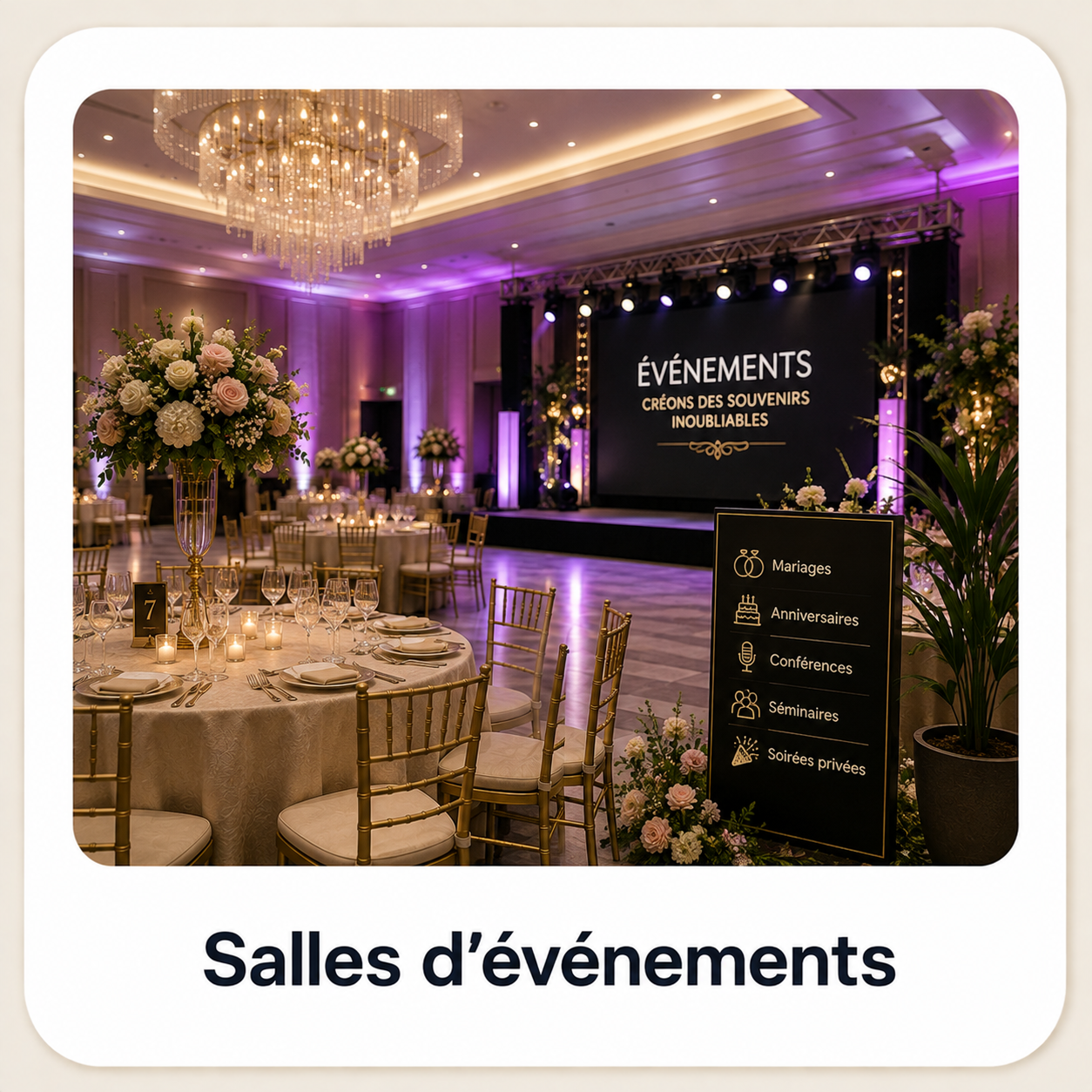 Salles d'événements
