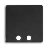 E58B End Cap Black RAL9005 Profil PN8, 2pcs img