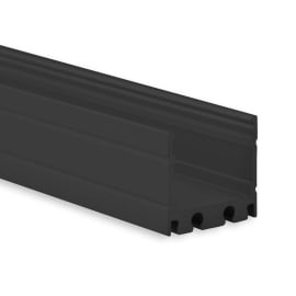 PN8 LED Profile 2000x19.2x18.1mm Black RAL9005 img