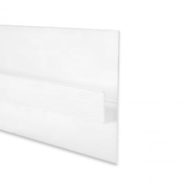 TBP2 LED drywall profile 2000x93.1x12.5mm White RAL9010, img