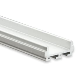 PL6 LED Profile 2000x16,8x7,09mm flat, LED strips max. 12 mm ALU img