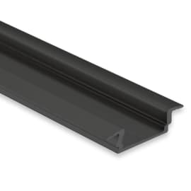 Profilé LED 2000x23,07x5,91 mm, noir RAL 9005, bandes LED max.12mm img