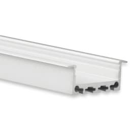 Profilé 2000x36,79x11,69 mm, plat/ailette, bandes LED max. 24 mm img