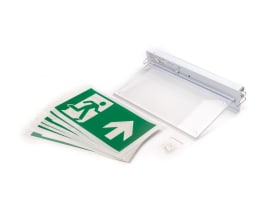 Luminaire de signalisation de secours encastrable 2W  img