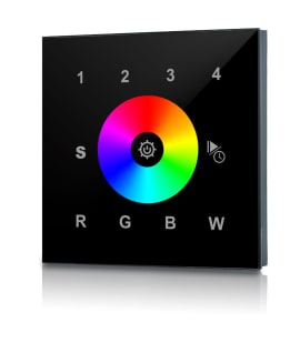 LED RF Remote Controller RGB+W zwart 4 zones img