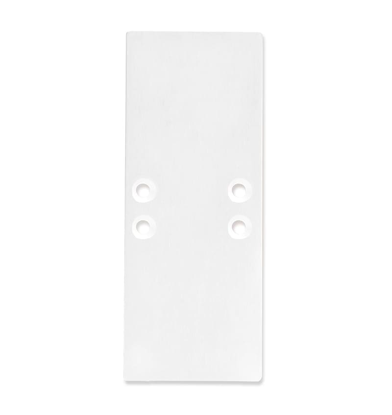Photo de produit E66 Embout Blanc RAL 9010 Profilé PL13 avec PL10.1, 2 pces 92201006 img