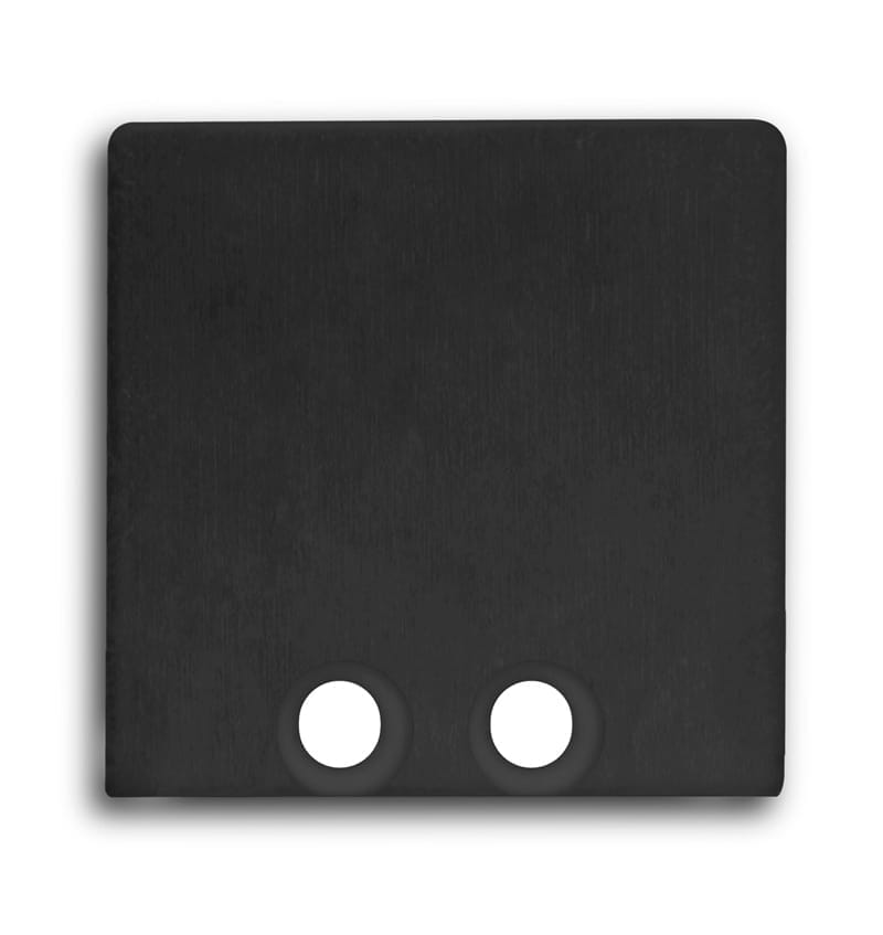 Product photo: E58B End Cap Black RAL9005 Profile PN8, 2pcs 92201019 img