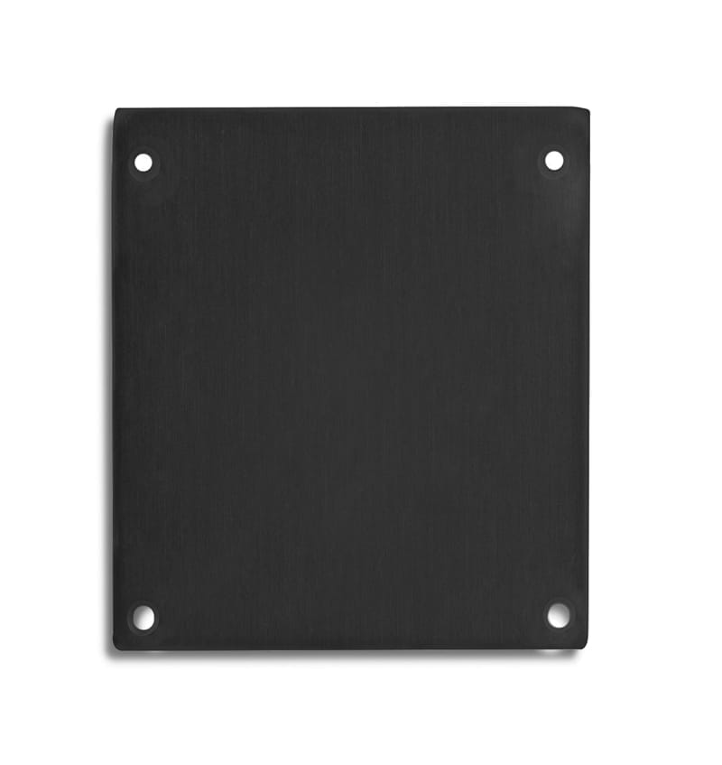 Product photo: End cap E69 Alu black RAL9005 for profile PN17, 2 PCS, incl. 92202023 img