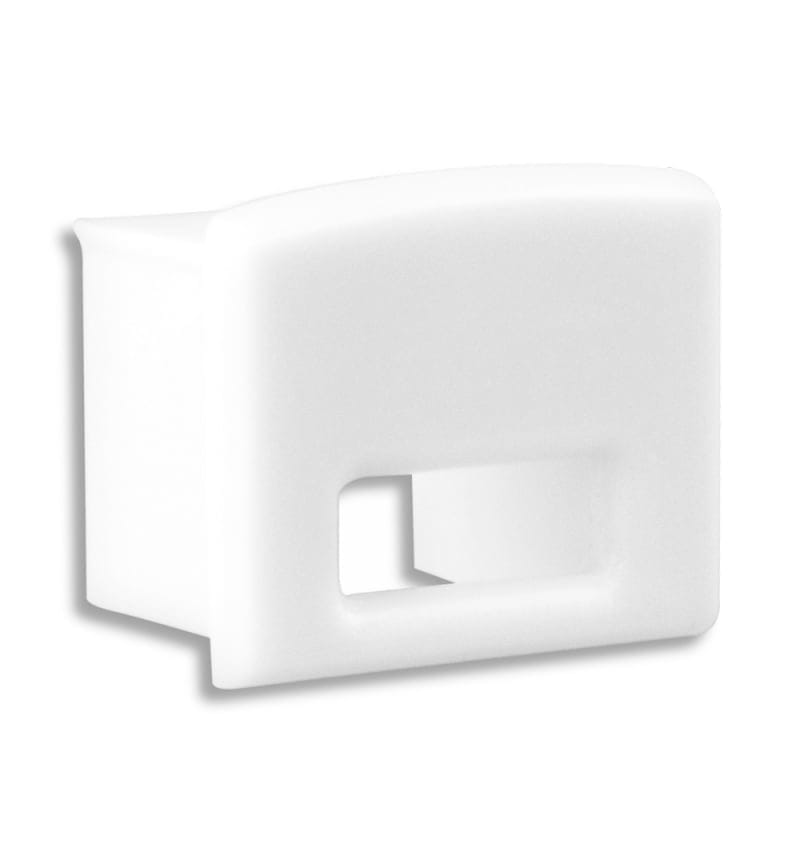 Productfoto van E11W End Cap White for profile PL5 with cable conduit, 1pce 92206053 img