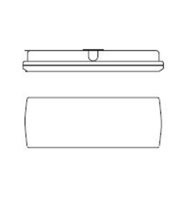 Drawing of Mounted Emergency light fitting 4W/Self-Test 94000122 img