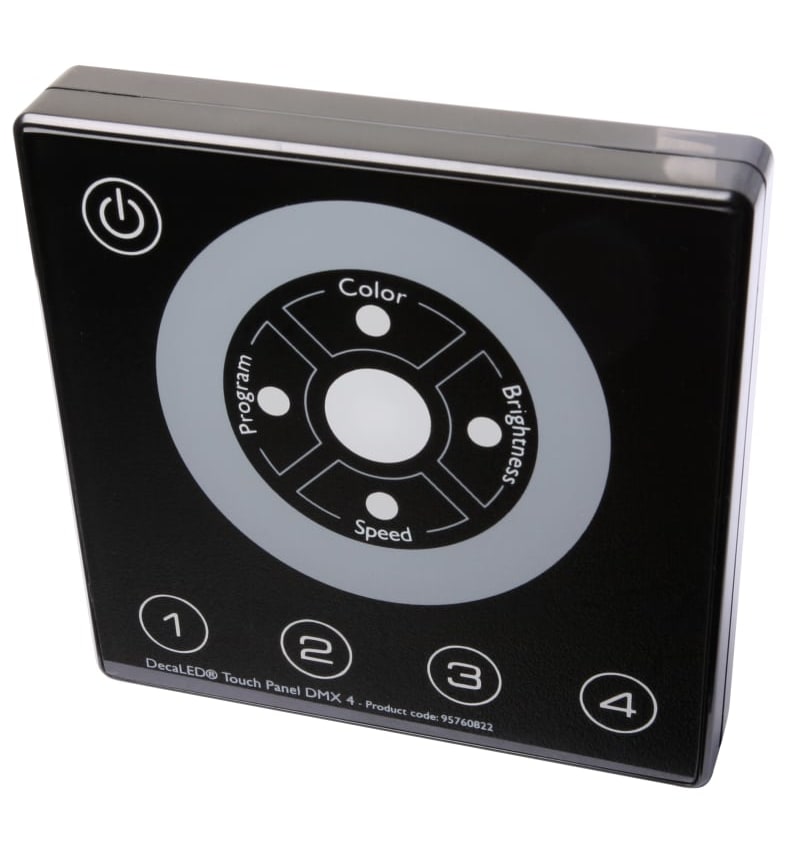 Touch Panel DMX 4, wall mount, DMX