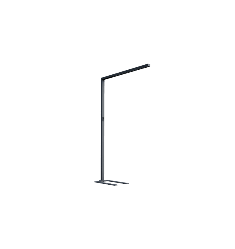 Orpheus LED office light black standing, up/down,  85000021 img