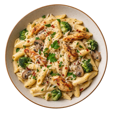 Creamy Chicken Alfredo Pasta
