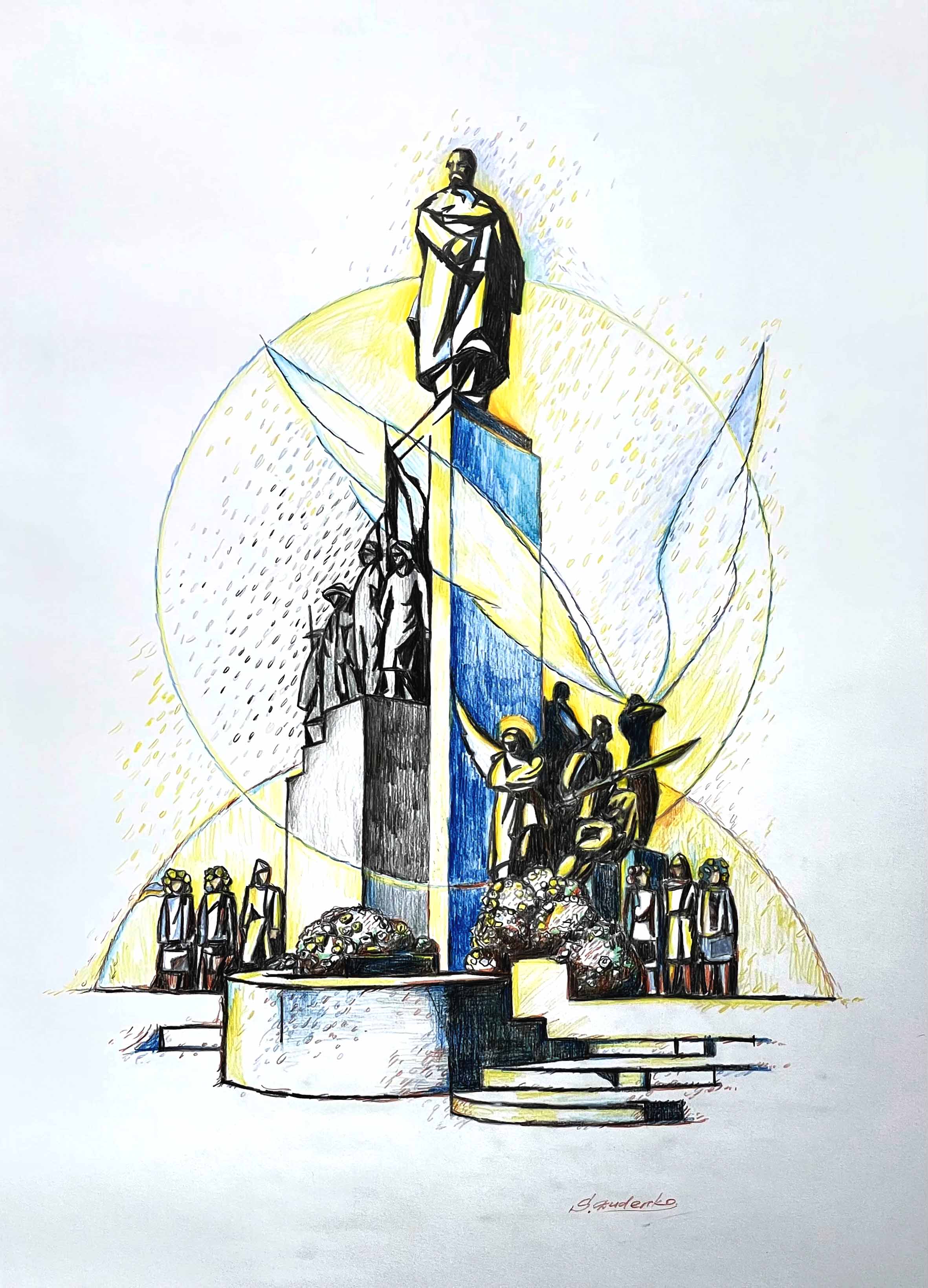 Shevchenko monument. Kharkiv