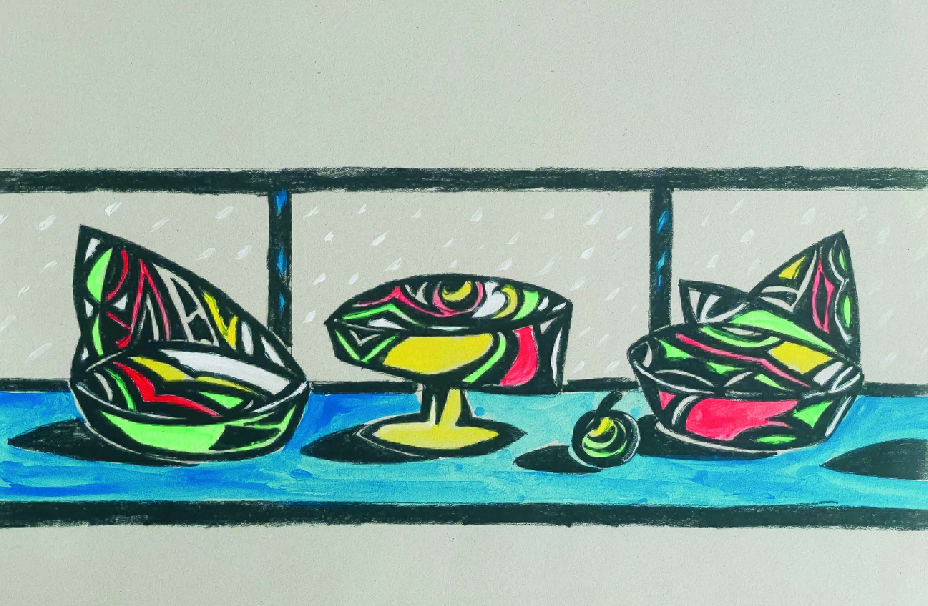 Three and an apple