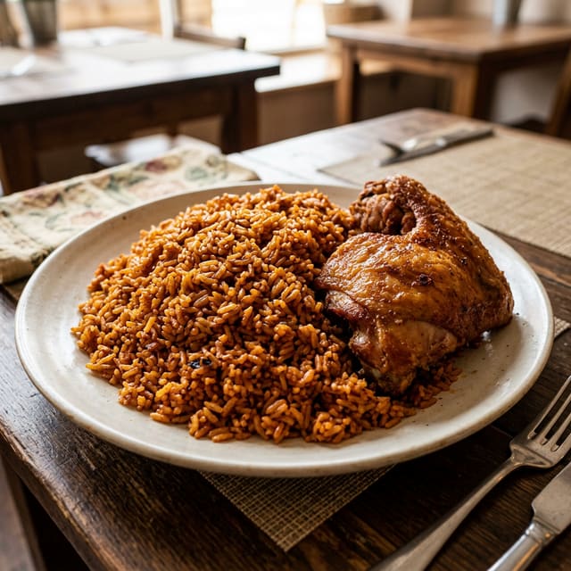 Jellof Rice and Turkey