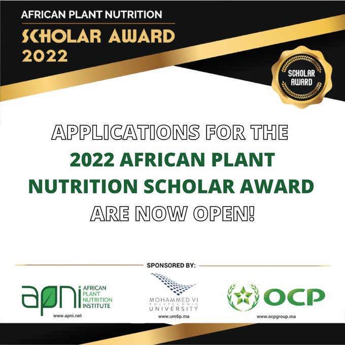 2022 African Plant Nutrition Scholar Award