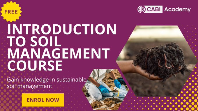 Introduction To Sustainable Soil Management Practices| E-Course| CABI Academy