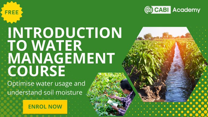 Introduction to Water Management Course| CABI  Academy