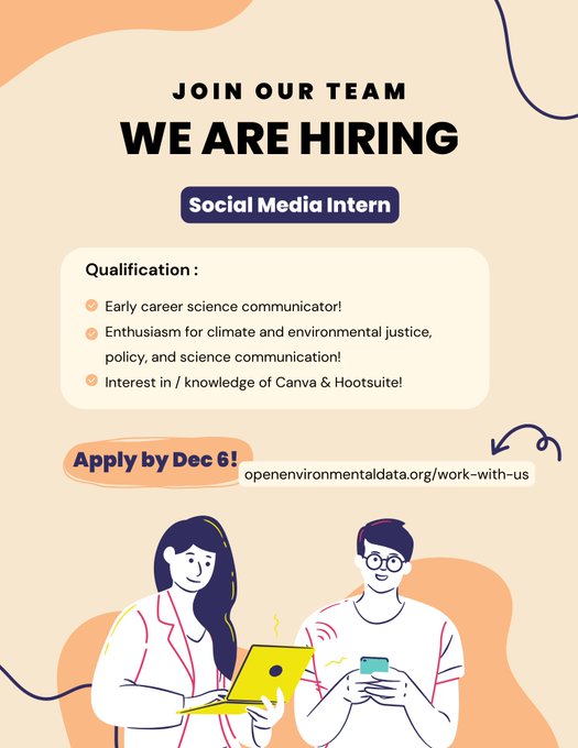 Social Media Internship| Open Environmental Data Project