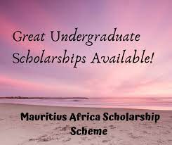 Mauritius–Africa Scholarship 2022 for diploma And Undergraduate Students