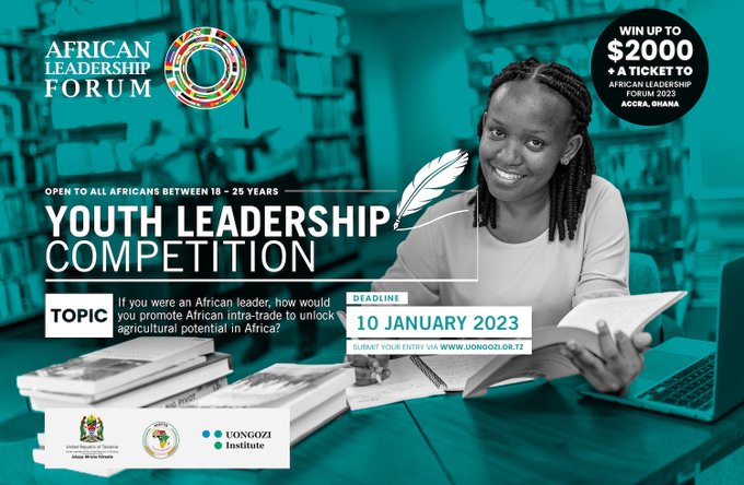 Youth Leadership Competition| Promoting African intra-trade to unlock agricultural potential in Africa| UONGOZI