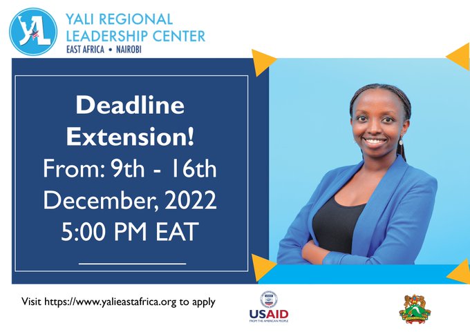 Call For Application| Young African Leaders Initiative (YALI)| Regional Leadership Center East Africa|