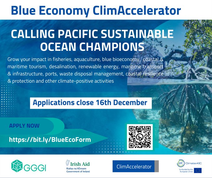 Blue Economy ClimAccelerator in the Pacific Islands