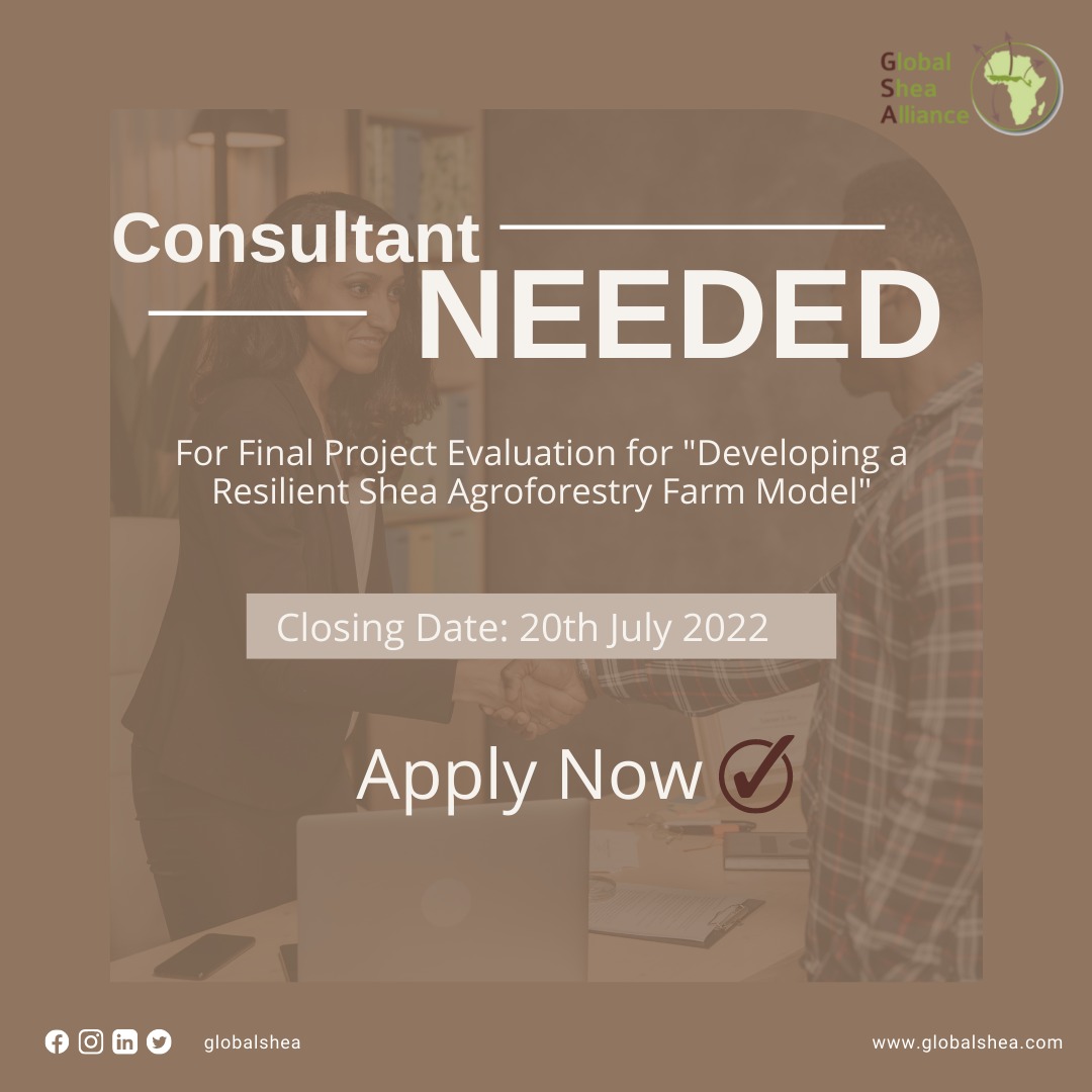 Consultancy Opportunity for the Final Project Evaluation of the Project At Global Shea Alliance