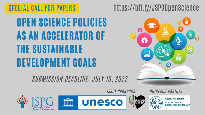 Call for papers and competition: open science policies as an accelerator for achieving the Sustainable Development Goals