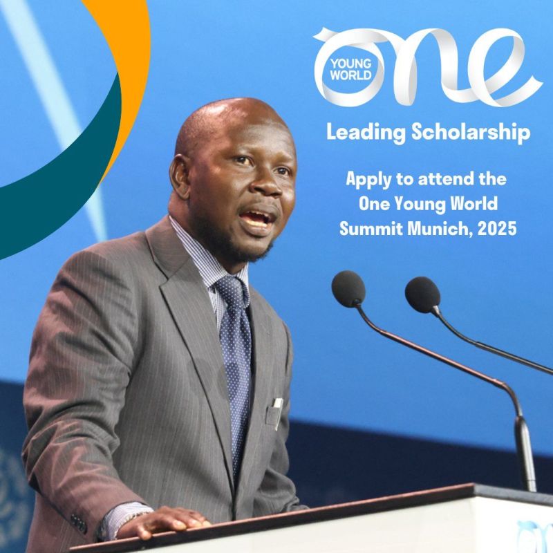 Leading Scholarship 2025 to attend the One Young World Summit in Munich, Germany