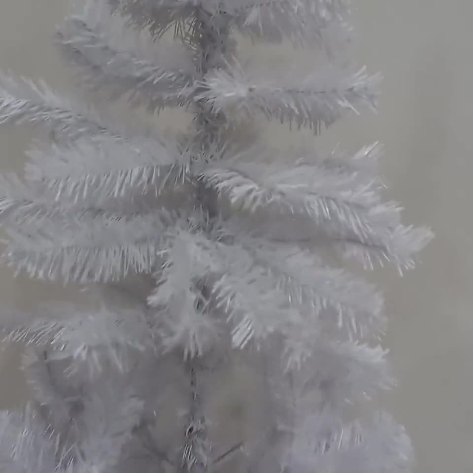 Duffire Árvore de Natal branca de 50 cm, árvore de Natal, árvore