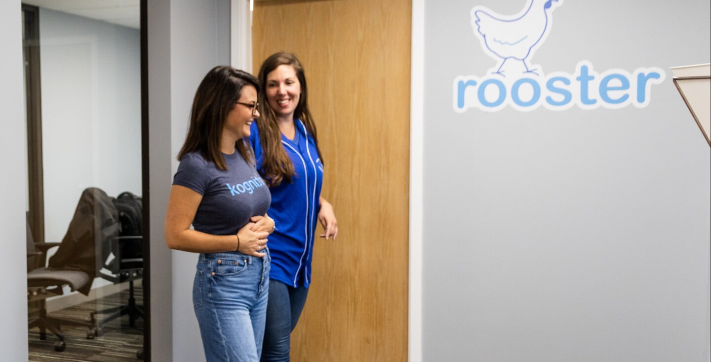 two Kognitiv women employee