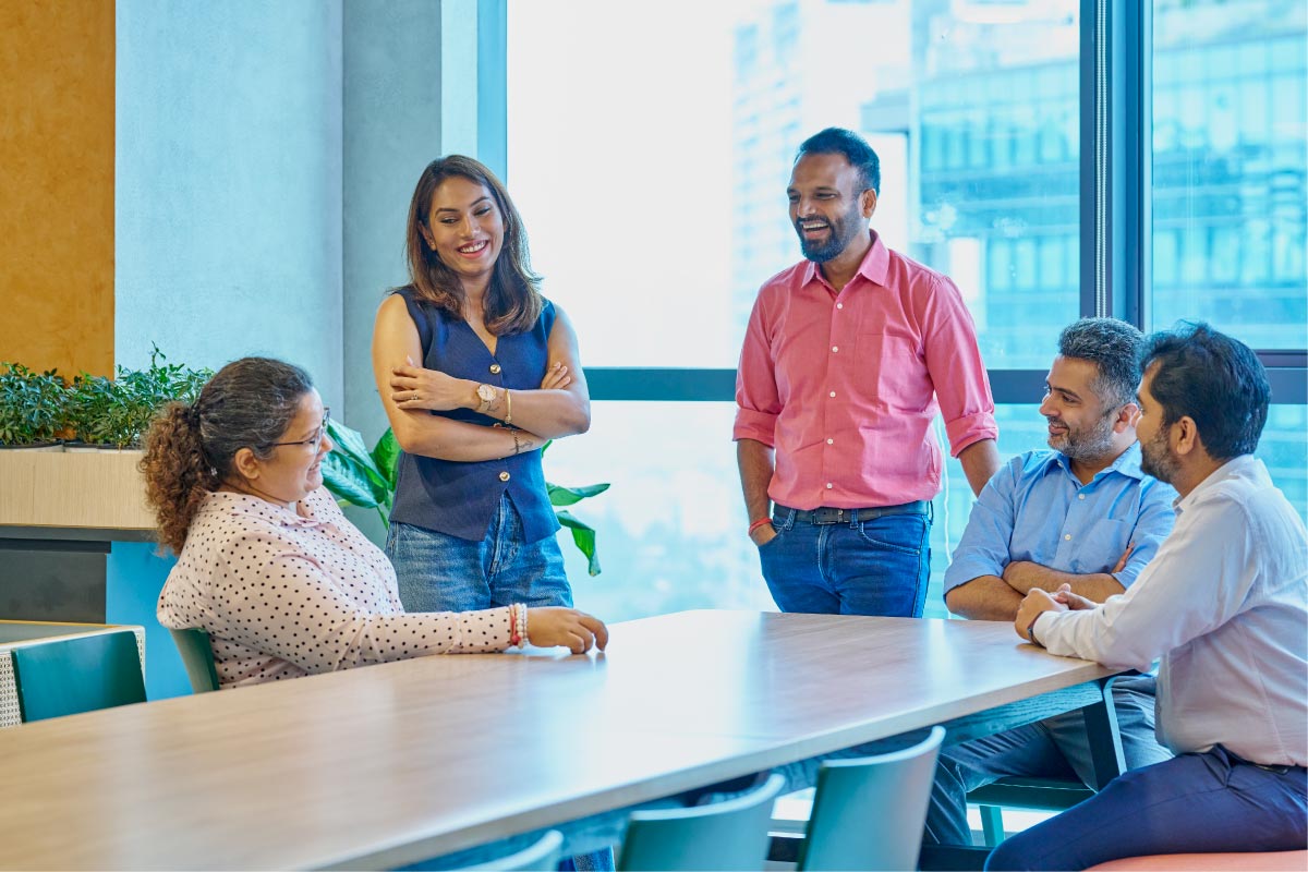 meeting in the office