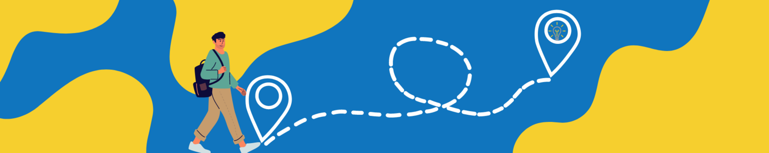 ilustration of a man walking 