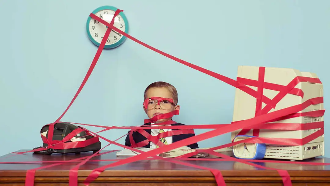 child at a desk