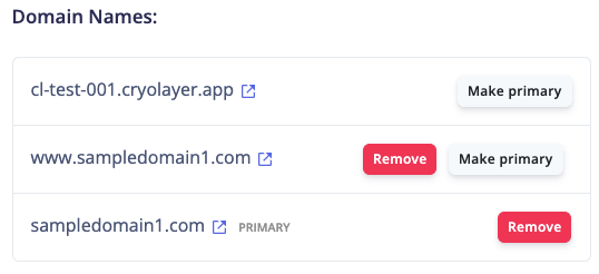 Webflow custom domain name examples