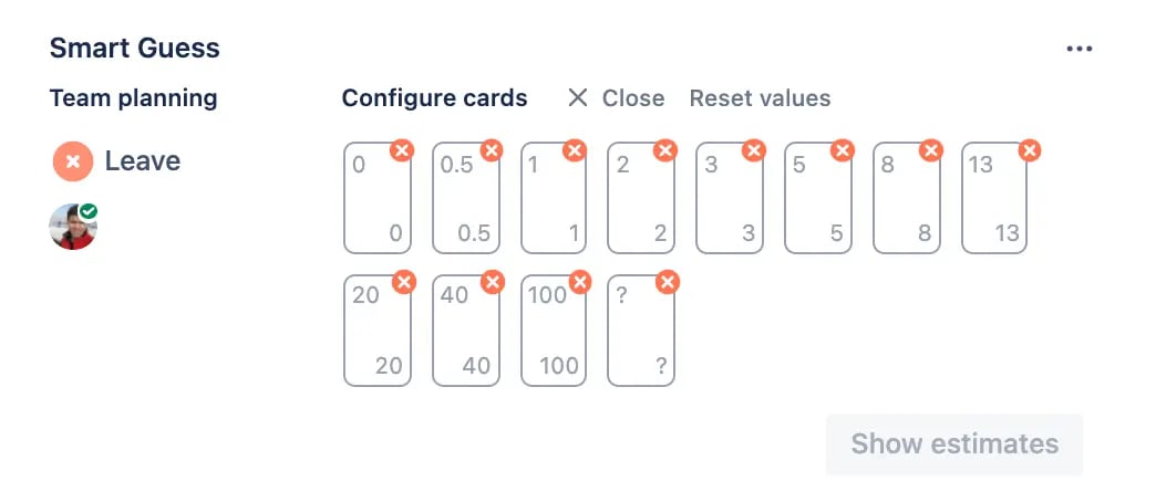 Configuration: Removing Story Point Cards in Smart Guess (Part 2)