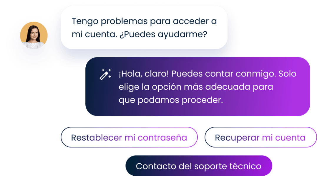 Reduce los costes operativos con un chatbot conversacional de IA. 