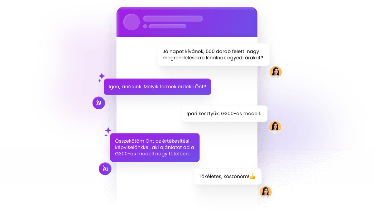 AI megoldások, amelyek érdeklődőkből ügyfeleket csinálnak és gondoskodnak róluk