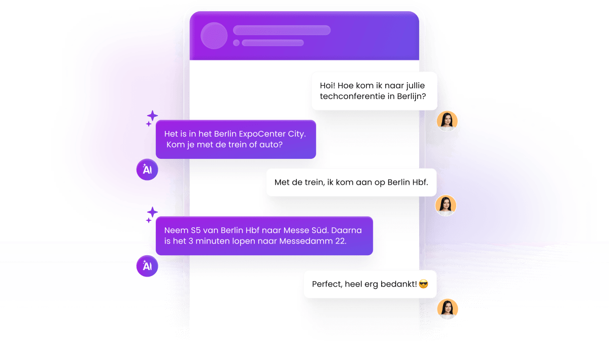 Beantwoord 80% van de vragen 24/7 met AI