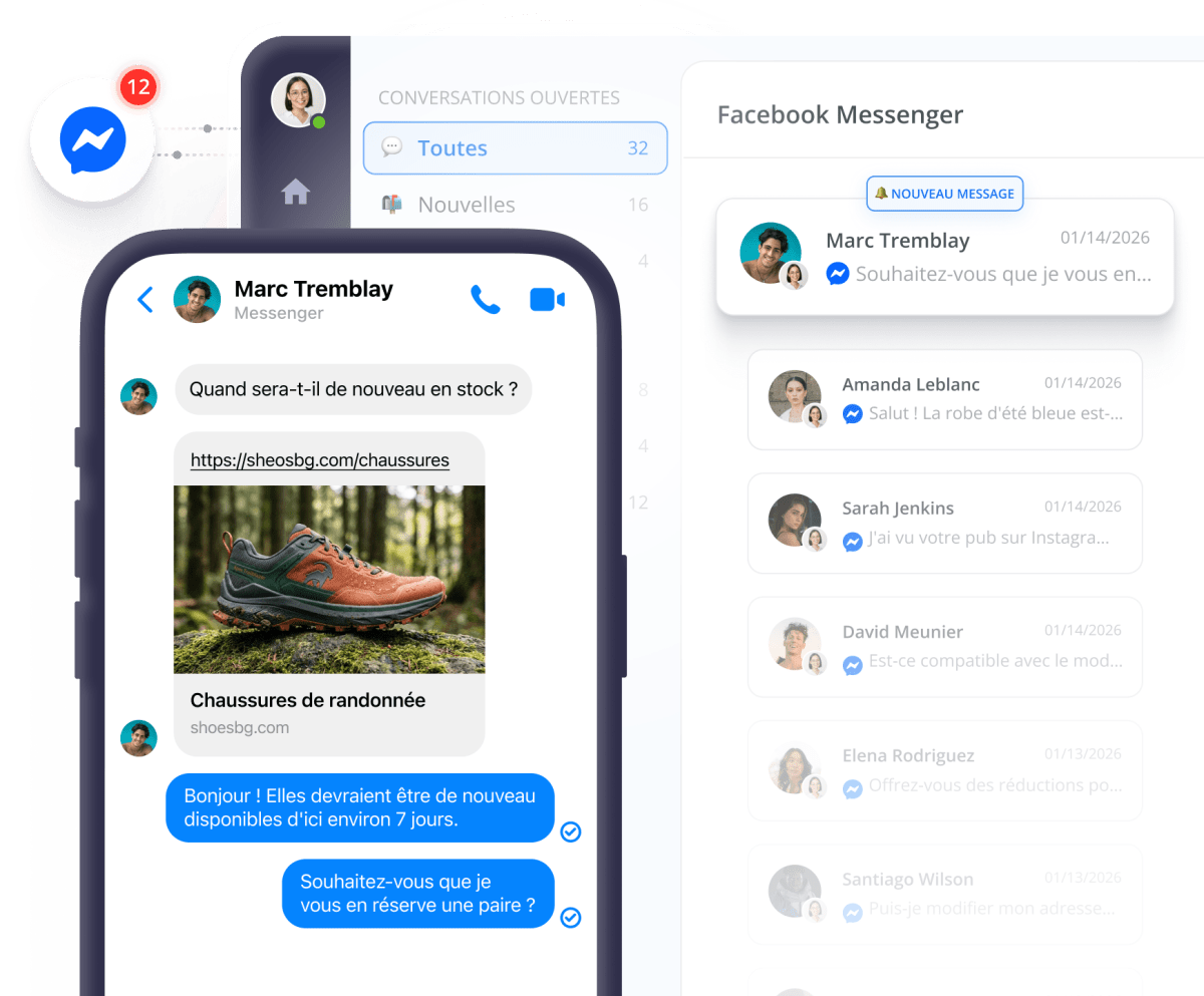 Smartsupp - Intégration Facebook Messenger