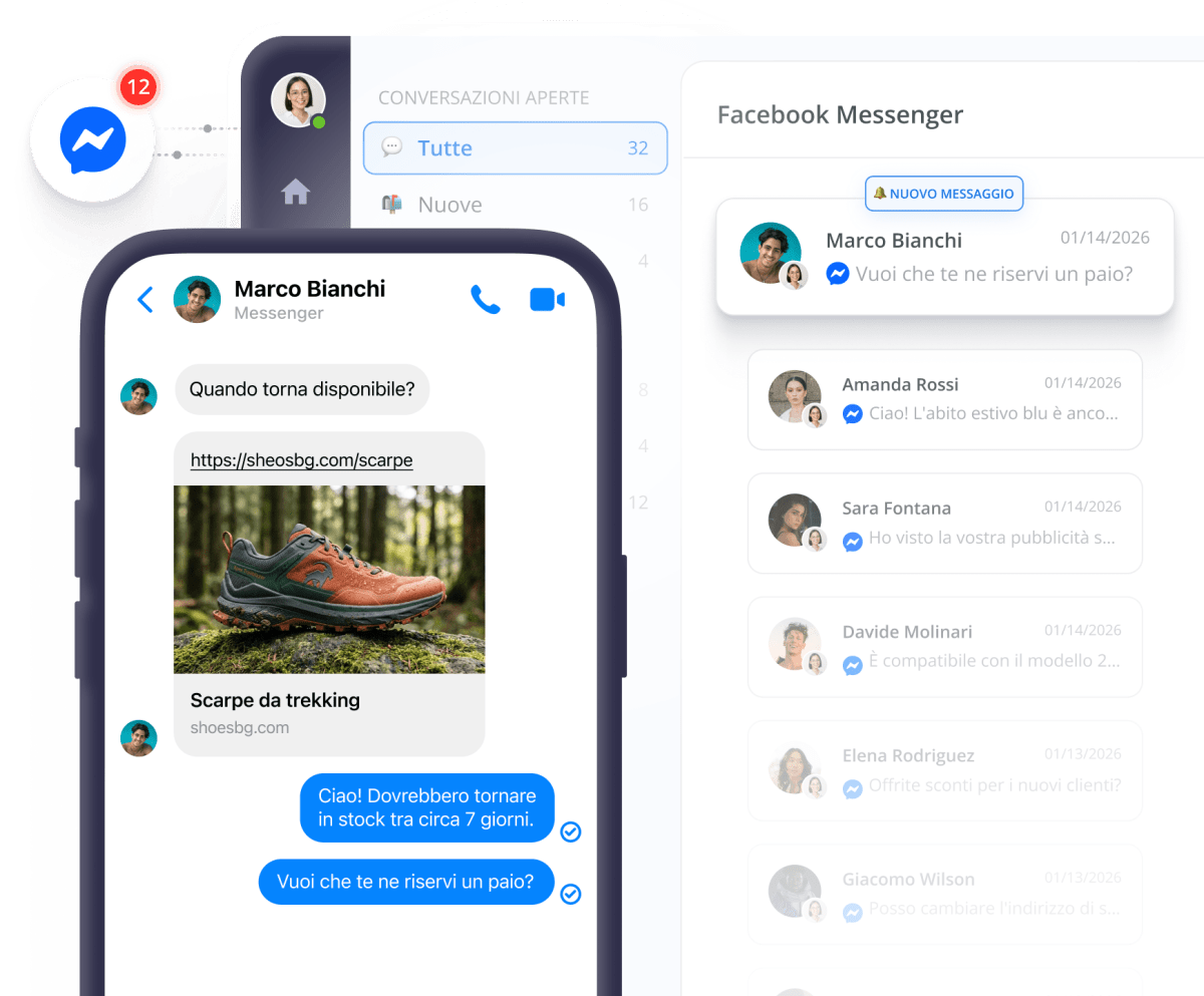 Smartsupp - Integrazione con Facebook Messenger
