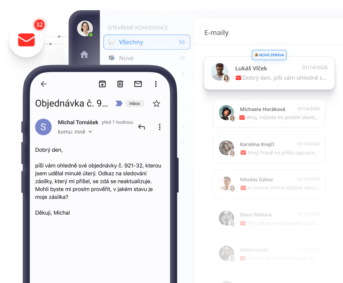 Smartsupp - Emailová integrace