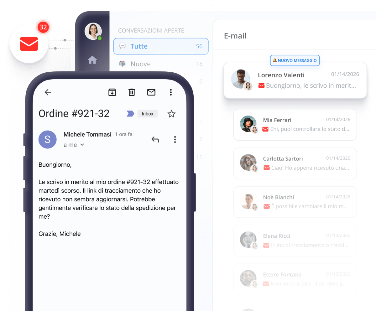 Smartsupp - Integrazione email