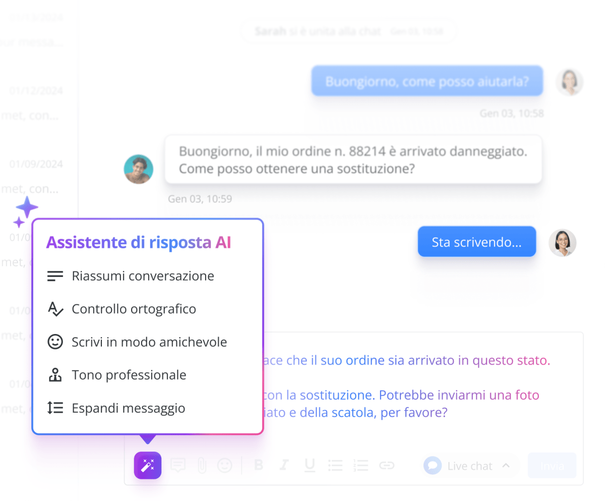 Smartsupp - Assistente di risposta AI