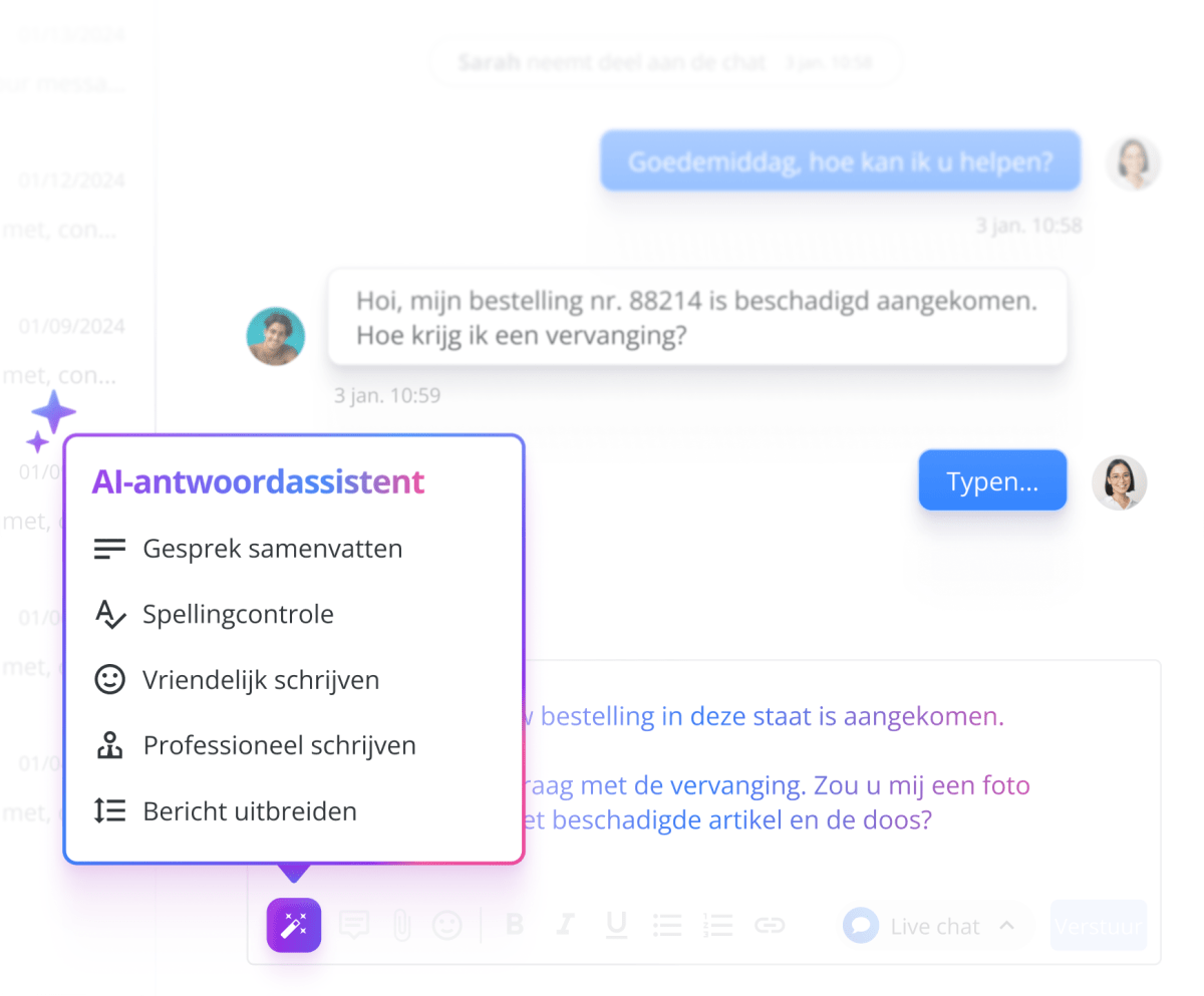 Smartsupp - AI-antwoordassistent