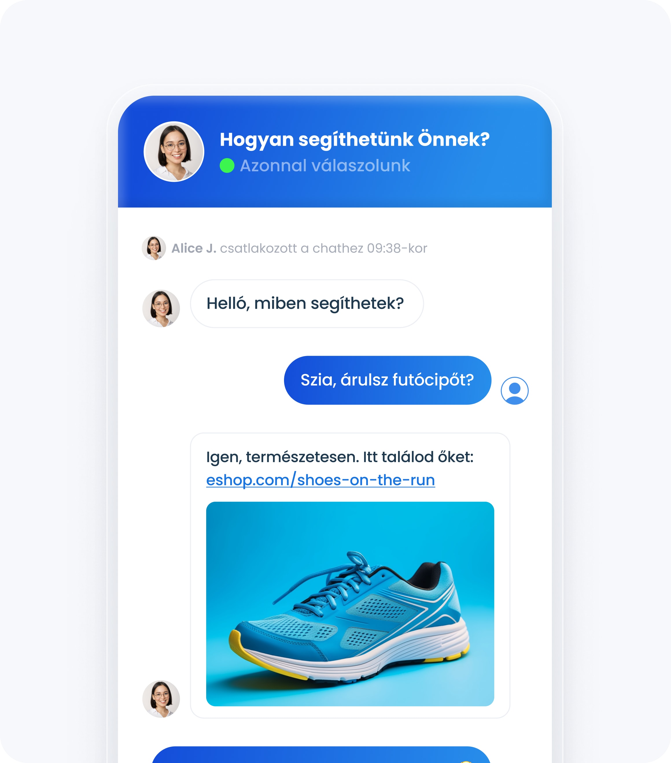 Smartsupp weboldal widget