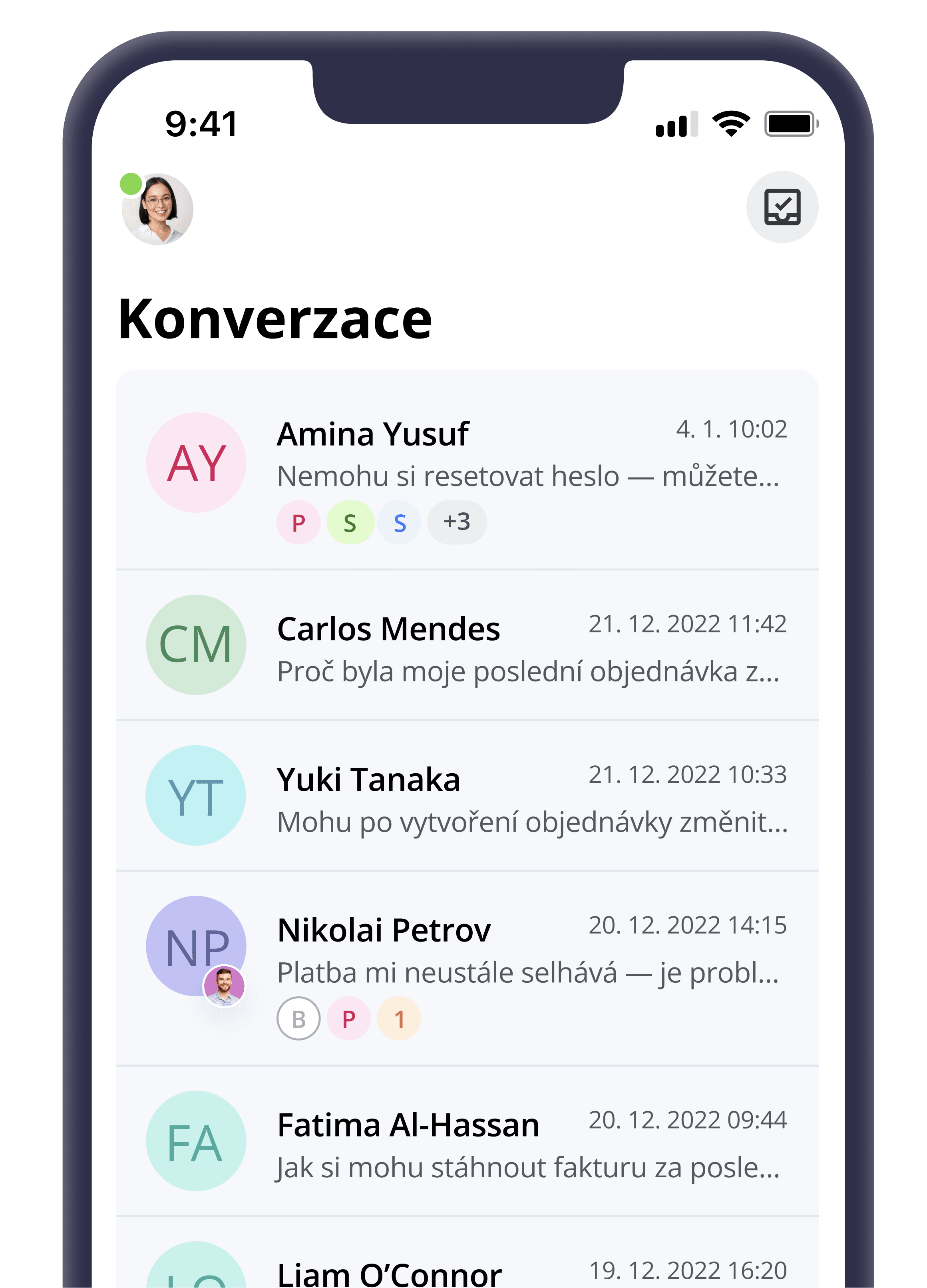Smartsupp Inbox Mobile